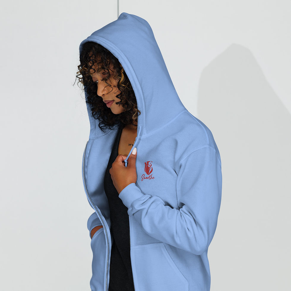 Thumbnail: Sworthe By Joseph Dowdy Embroidered Logo Unisex heavy blend zip hoodie