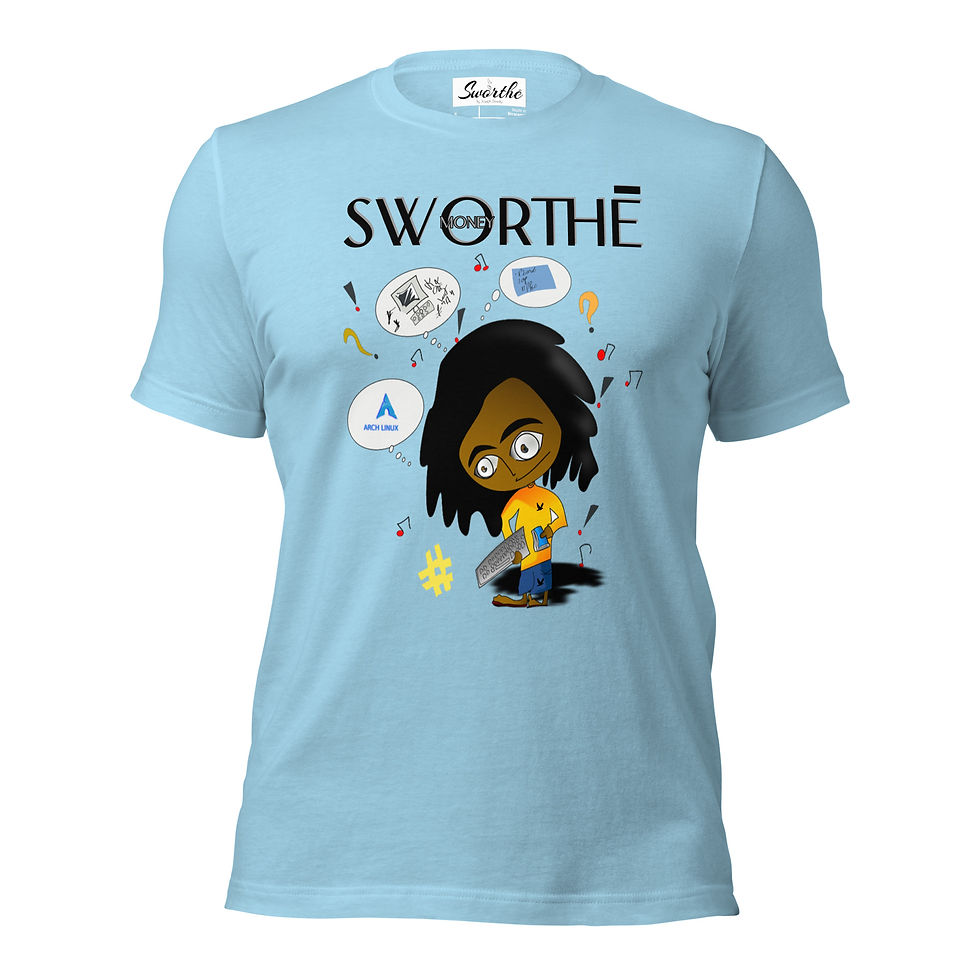 Thumbnail: Sworthe By Joseph Dowdy Sworthe Money Unisex t-shirt