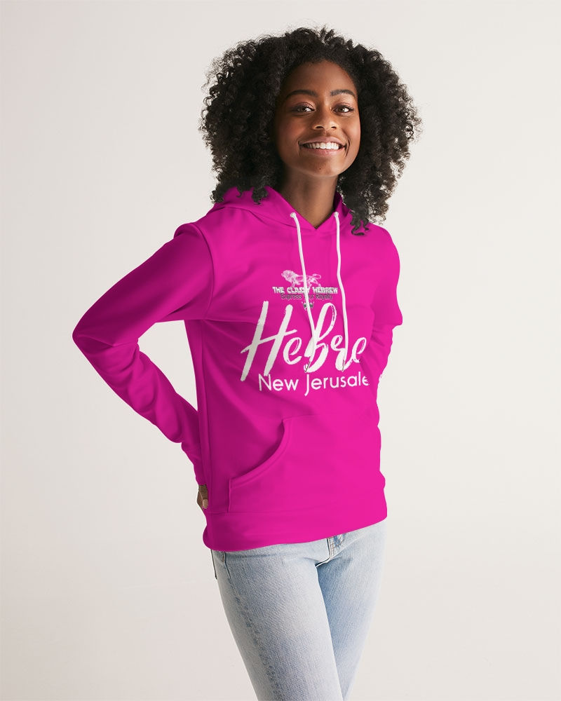 Thumbnail: The Classy Hebrew New Jerusalem Hot Pink Hoodie