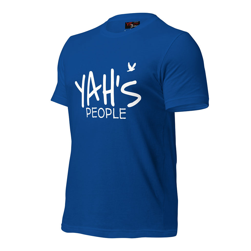 Thumbnail: YF3 The Classy Hebrew YAH's People Unisex t-shirt