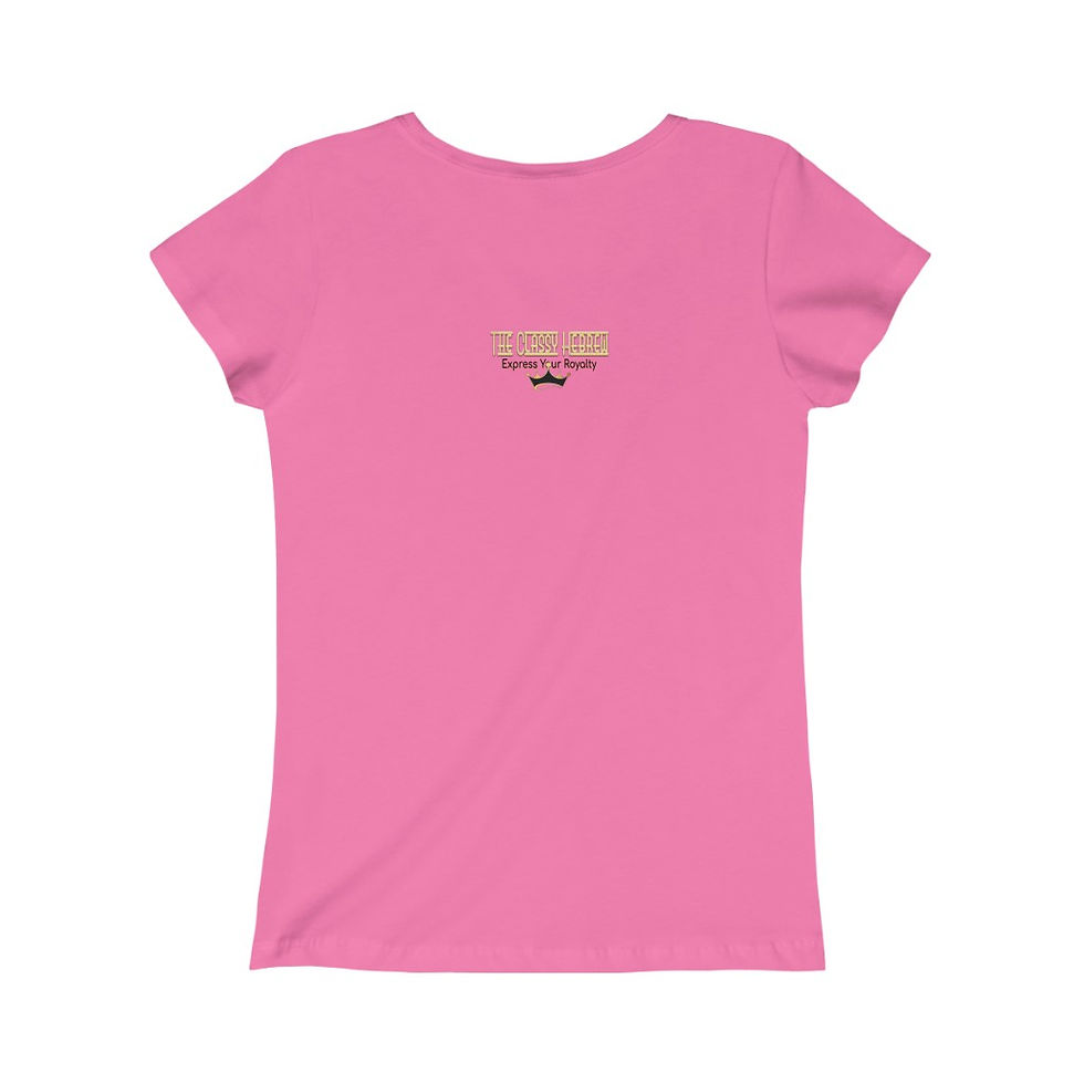 Thumbnail: The Classy Hebrew MELANIN Young Girls Princess Tee