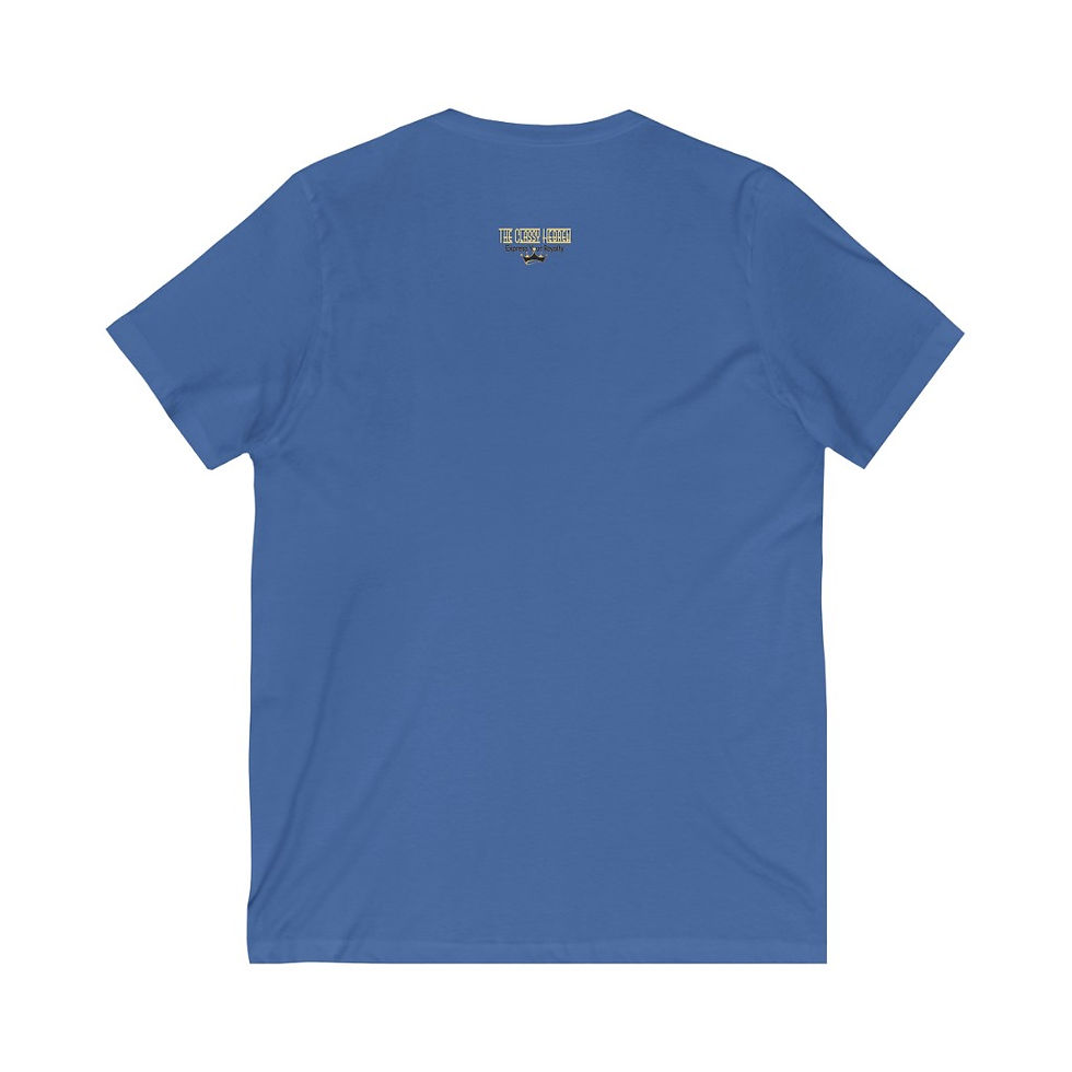 Thumbnail: YHWH FOREVER The Classy Hebrew Pure Beauty Unisex Jersey Short Sleeve V-Neck Tee