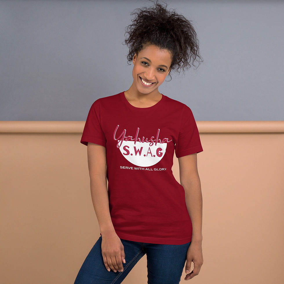 Thumbnail: YF3 The Classy Hebrew Yahusha SWAG Unisex t-shirt