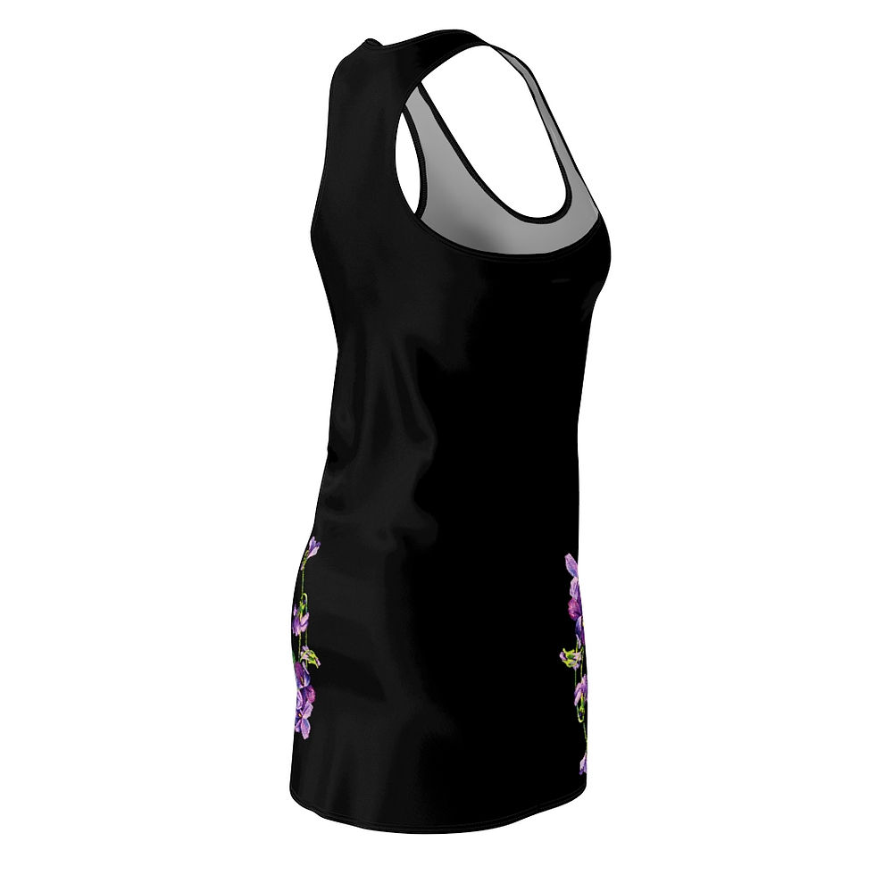 Thumbnail: YHWH FOREVER Mid Night Women's Cut & Sew Racerback Dress