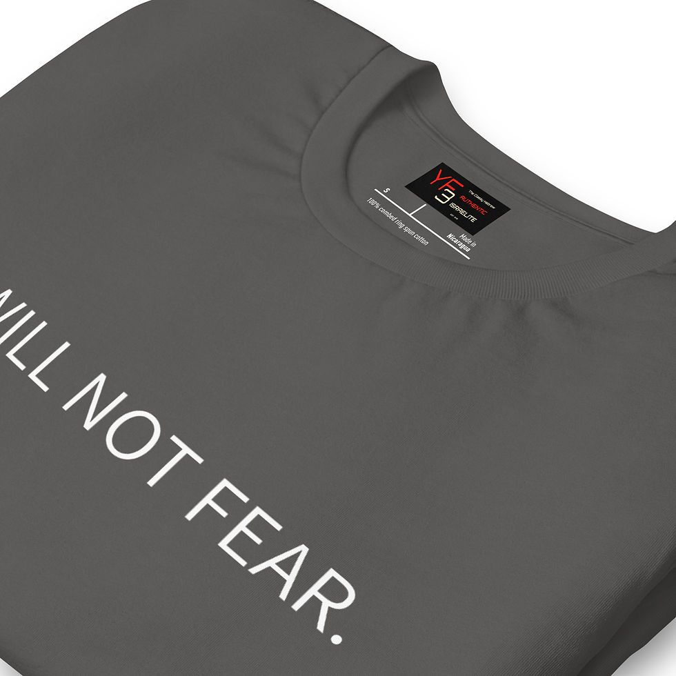 Thumbnail: YF3 I WILL NOT FEAR Unisex t-shirt