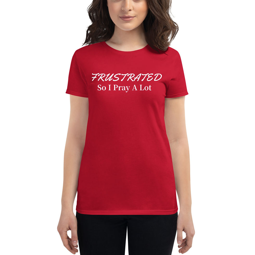 Thumbnail: YHWH FOREVER FRUSTRATED Women's short sleeve t-shirt