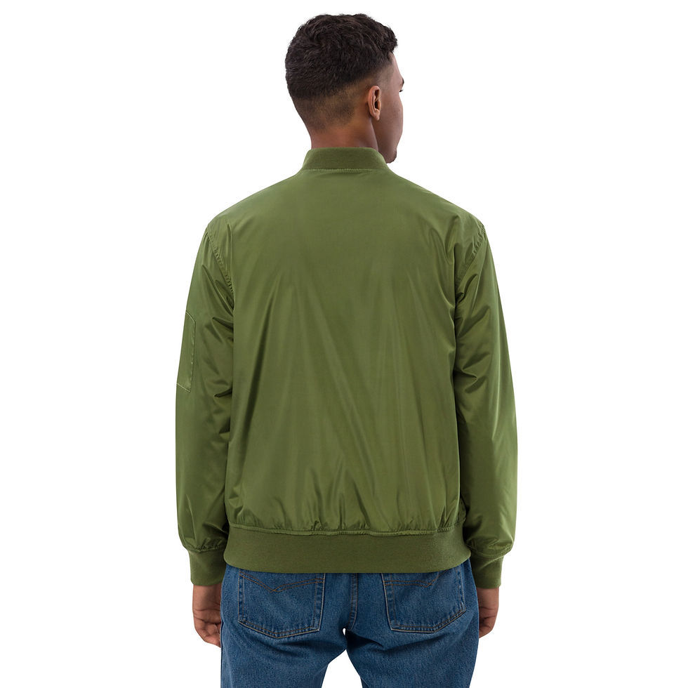 Thumbnail: Sworthe By Joseph Dowdy Embroidered Logo Premium bomber jacket