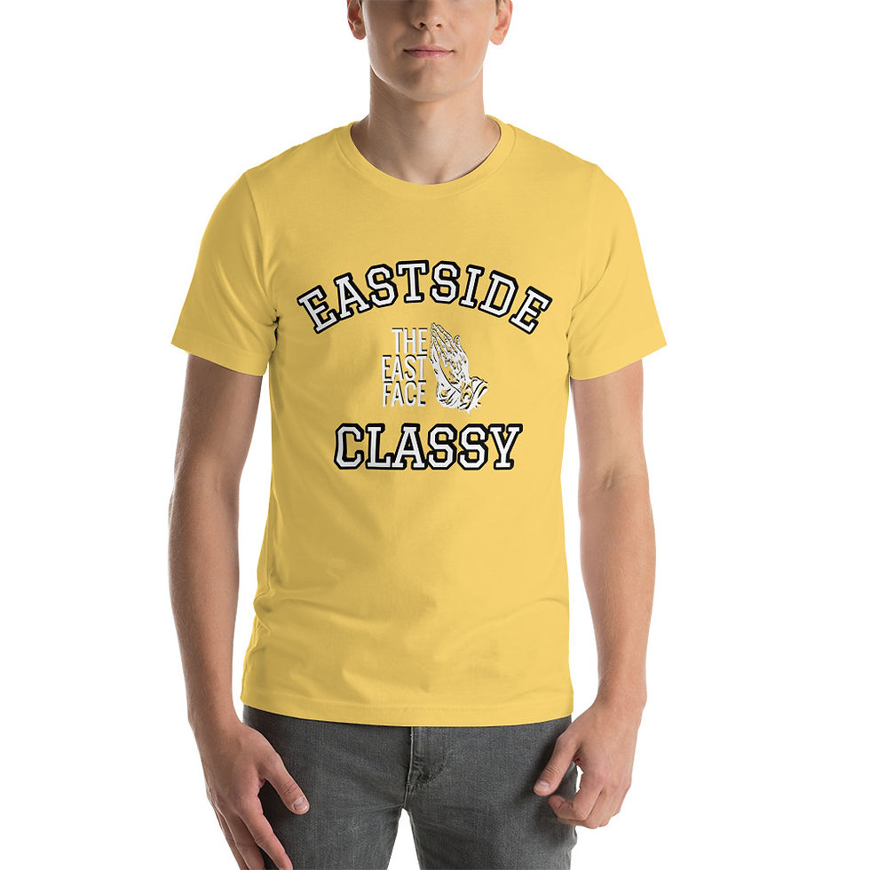Thumbnail: The Classy Hebrew EASTSIDE CLASSY Unisex t-shirt