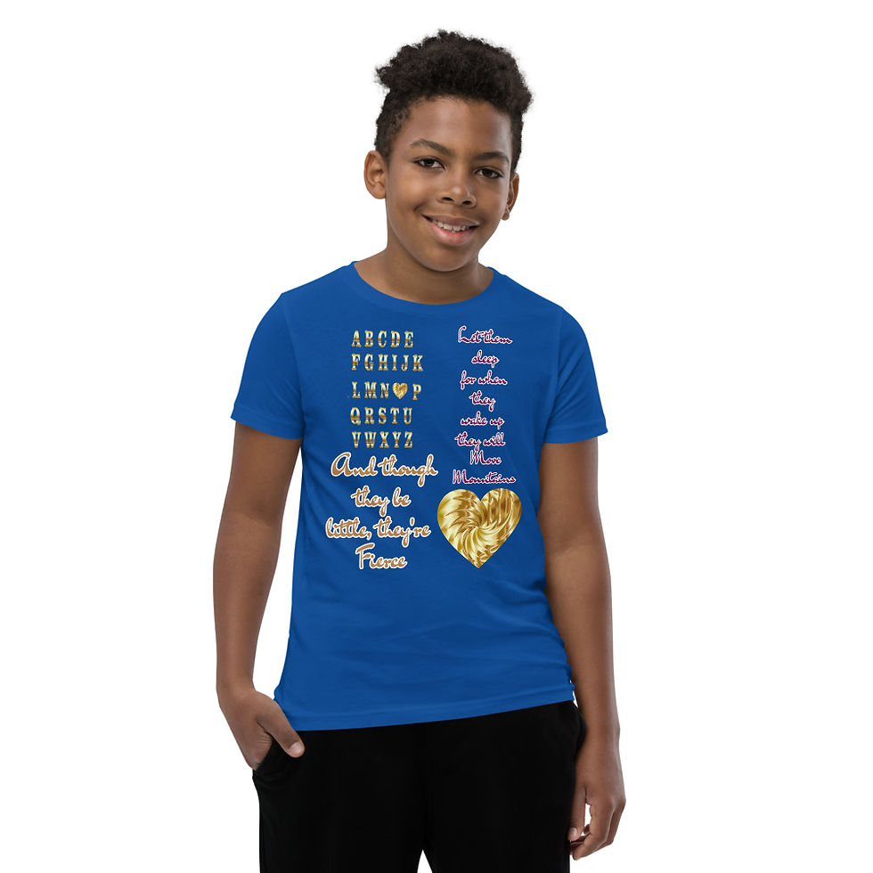 Thumbnail: YHWH FOREVER ABC's Youth Short Sleeve T-Shirt