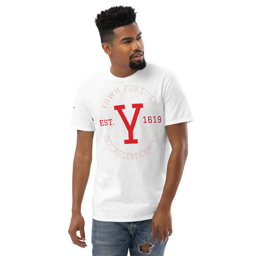 Thumbnail: YHWH FOREVER 3 Jerusalem Campus Short-Sleeve T-Shirt