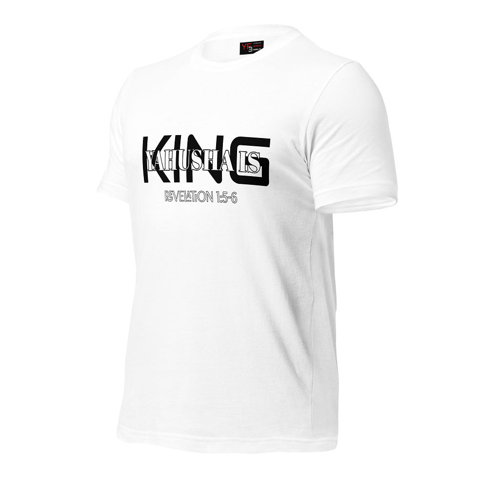 Thumbnail: YF3 The Classy Hebrew Yahusha Is King Unisex t-shirt