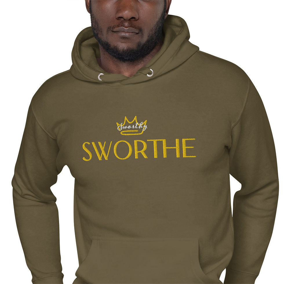 Thumbnail: Sworthe By Joseph Dowdy Embroidered Unisex Hoodie