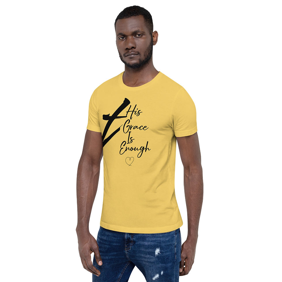 Thumbnail: YHWH FOREVER 3 His Grace Is Enough Unisex t-shirt