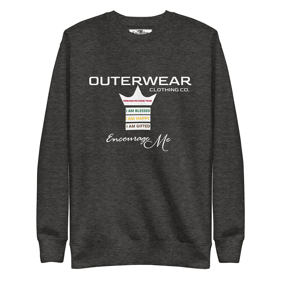 Thumbnail: Sworthe By Joseph Dowdy Encourage Me Unisex Premium Sweatshirt