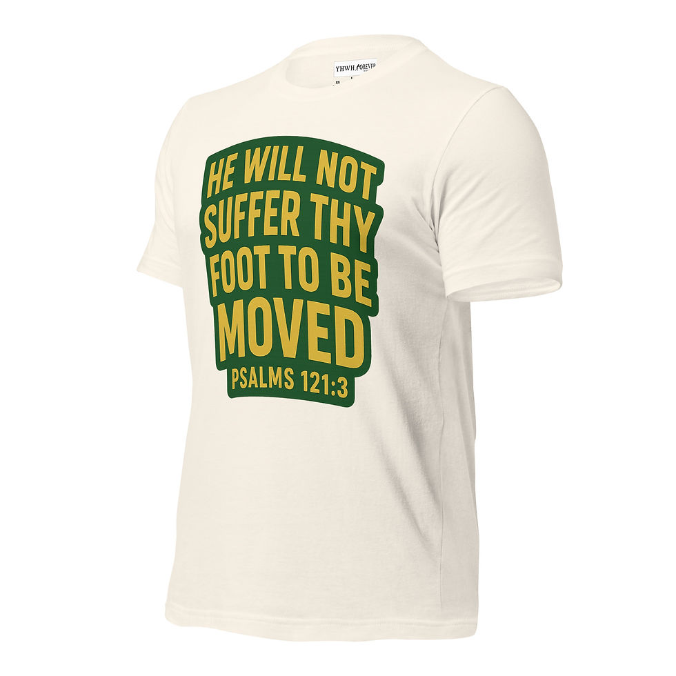 Thumbnail: YHWH FOREVER3 Psalm 121:3 Unisex t-shirt