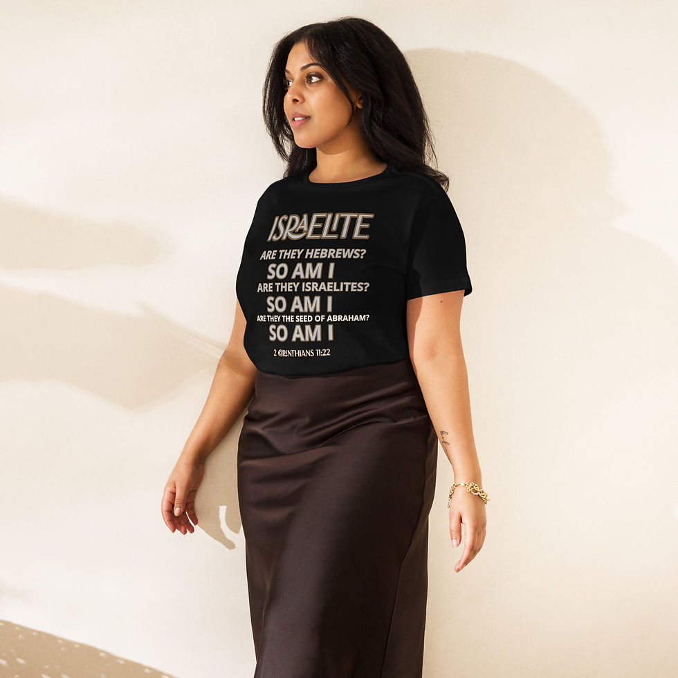 Thumbnail: YF3 The Classy Hebrew SO AM I Women’s high-waisted t-shirt