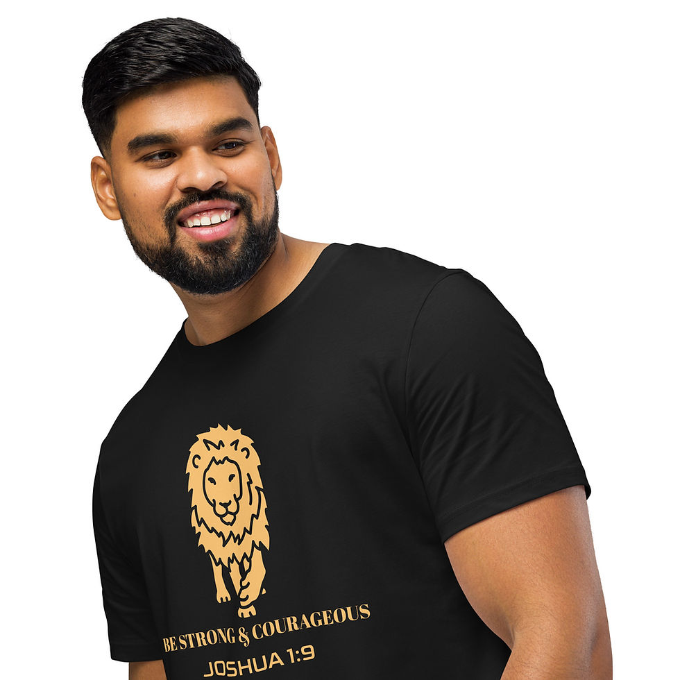 Thumbnail: YHWH FOREVER 3 Joshua 1:9 Unisex organic mid-light t-shirt
