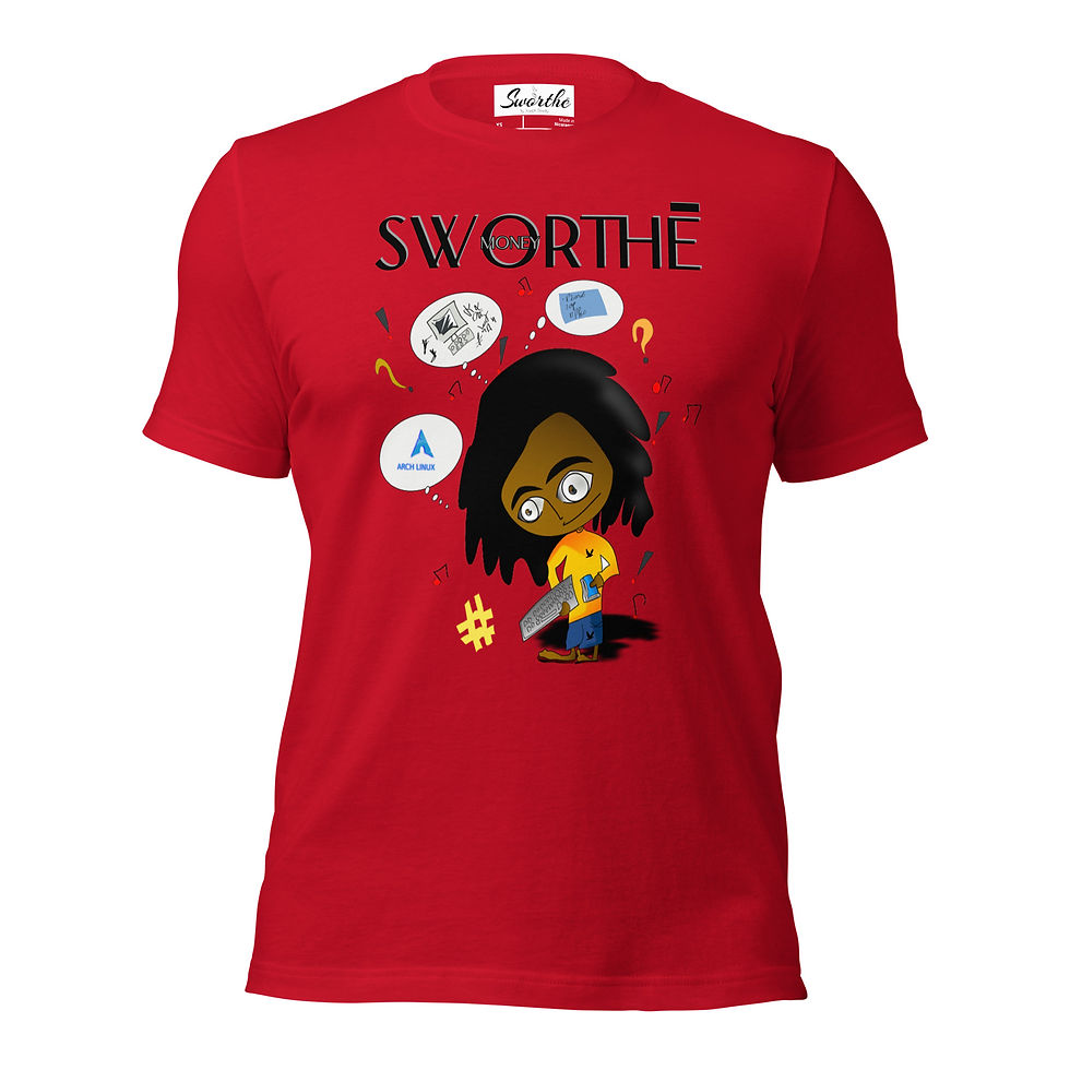 Thumbnail: Sworthe By Joseph Dowdy Sworthe Money Unisex t-shirt