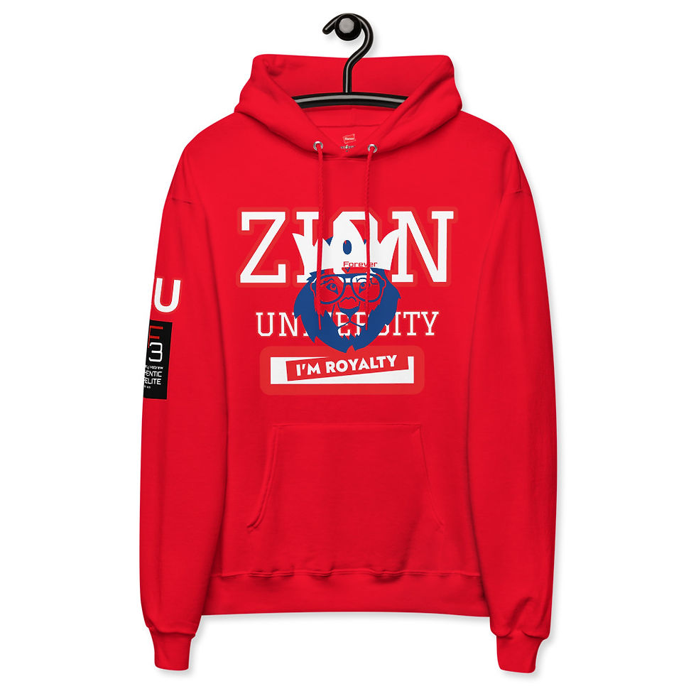 Thumbnail: YF3 Zion University Unisex fleece hoodie