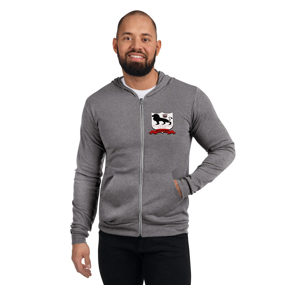 Thumbnail: The Classy Hebrew Unisex zip Logo hoodie