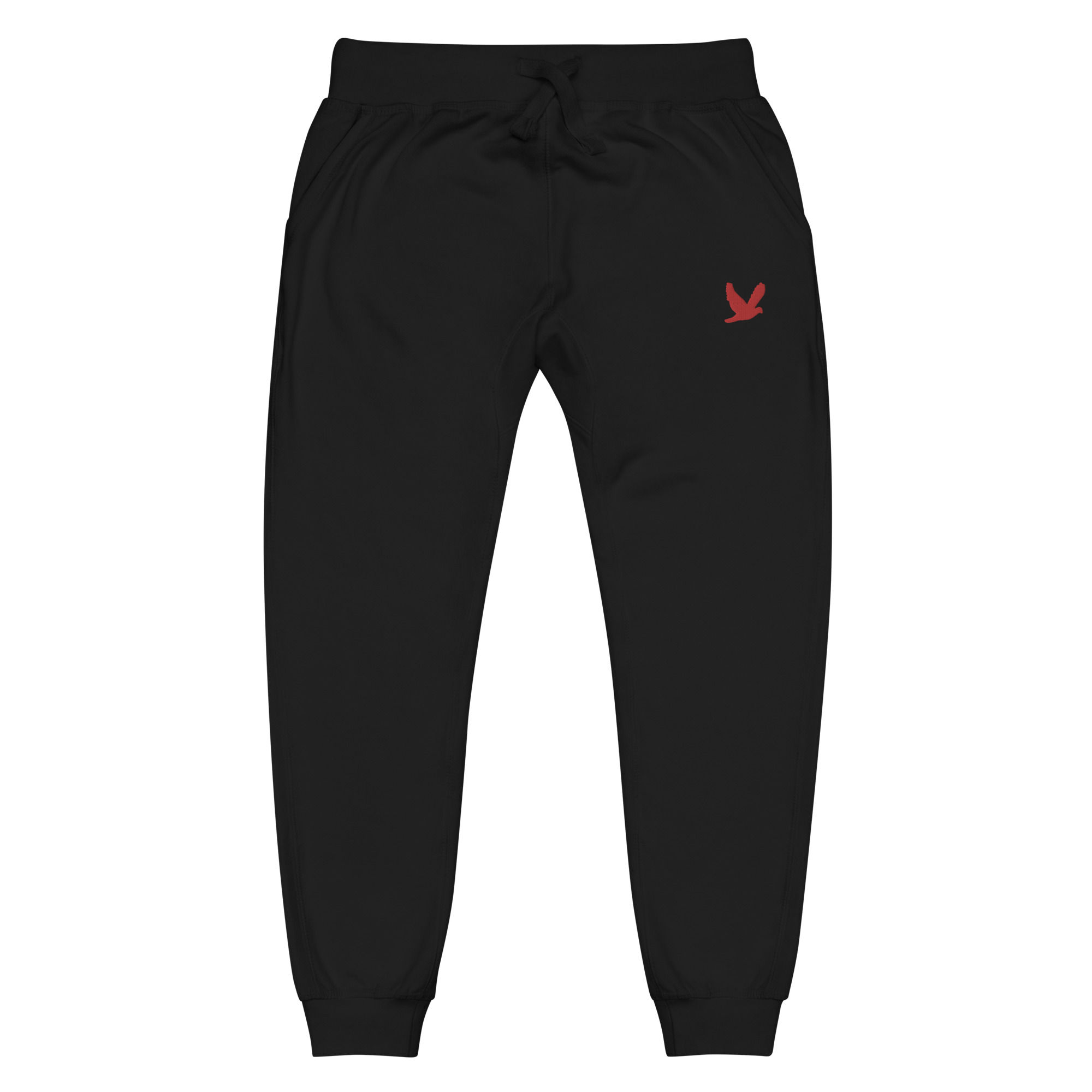 YF3 The Classy Hebrew Embroidered Dove Logo Unisex fleece sweatpants