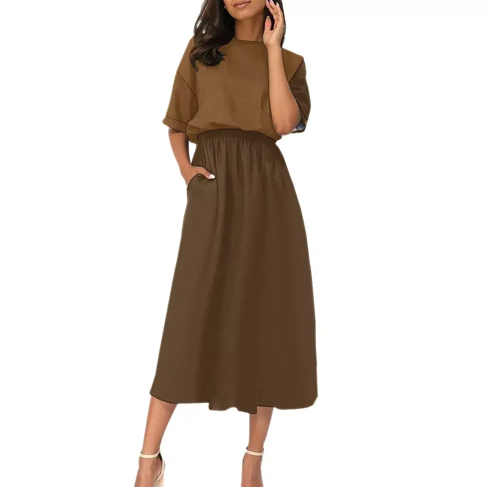 Thumbnail: Sworthe By Joseph Dowdy Women's Elastic Waist Dress