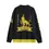 Thumbnail: The Classy Hebrew Unisex V-neck Knitted Fleece Cardigan With Button Closure