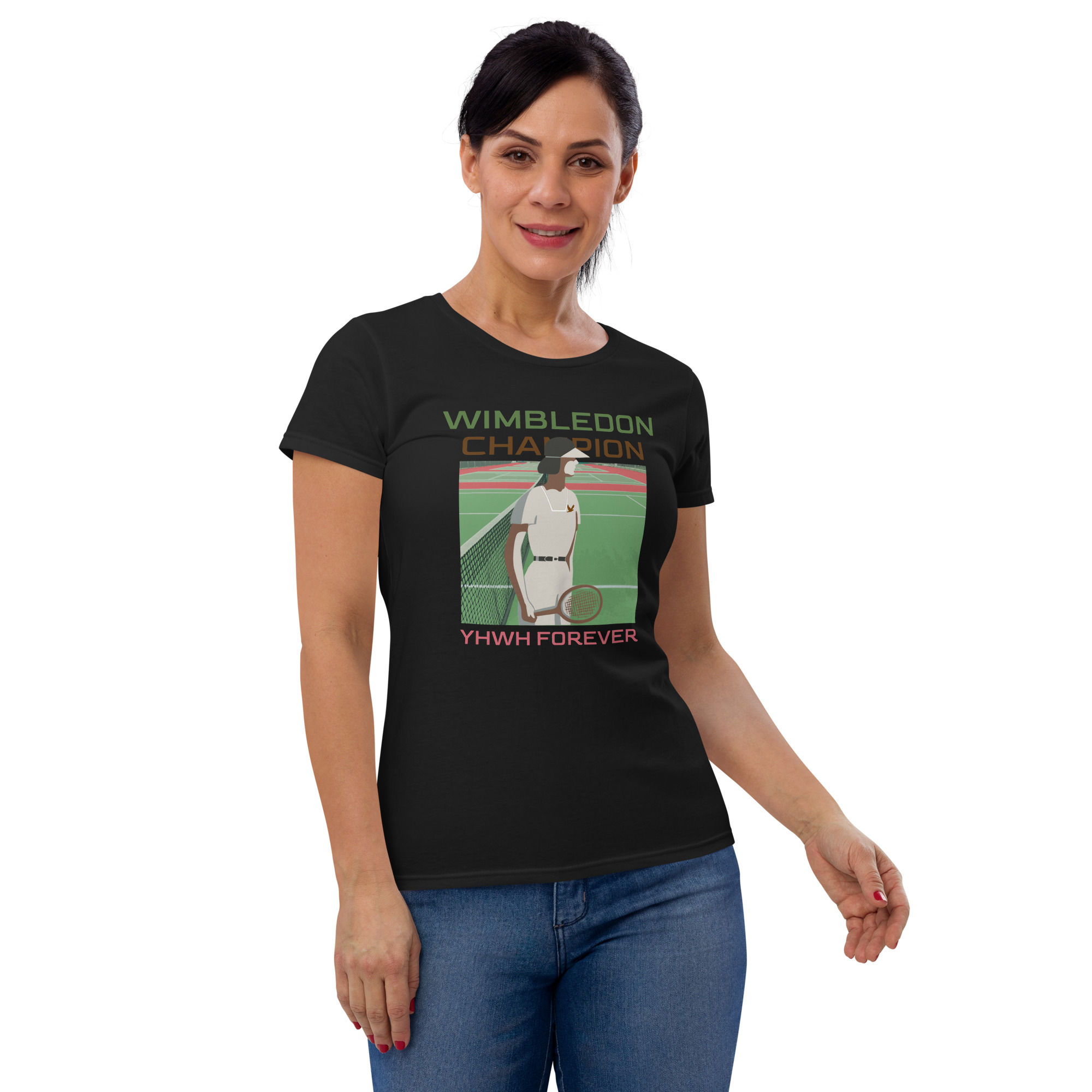 YHWH FOREVER Wimbledon Champion Women's short sleeve t-shirt