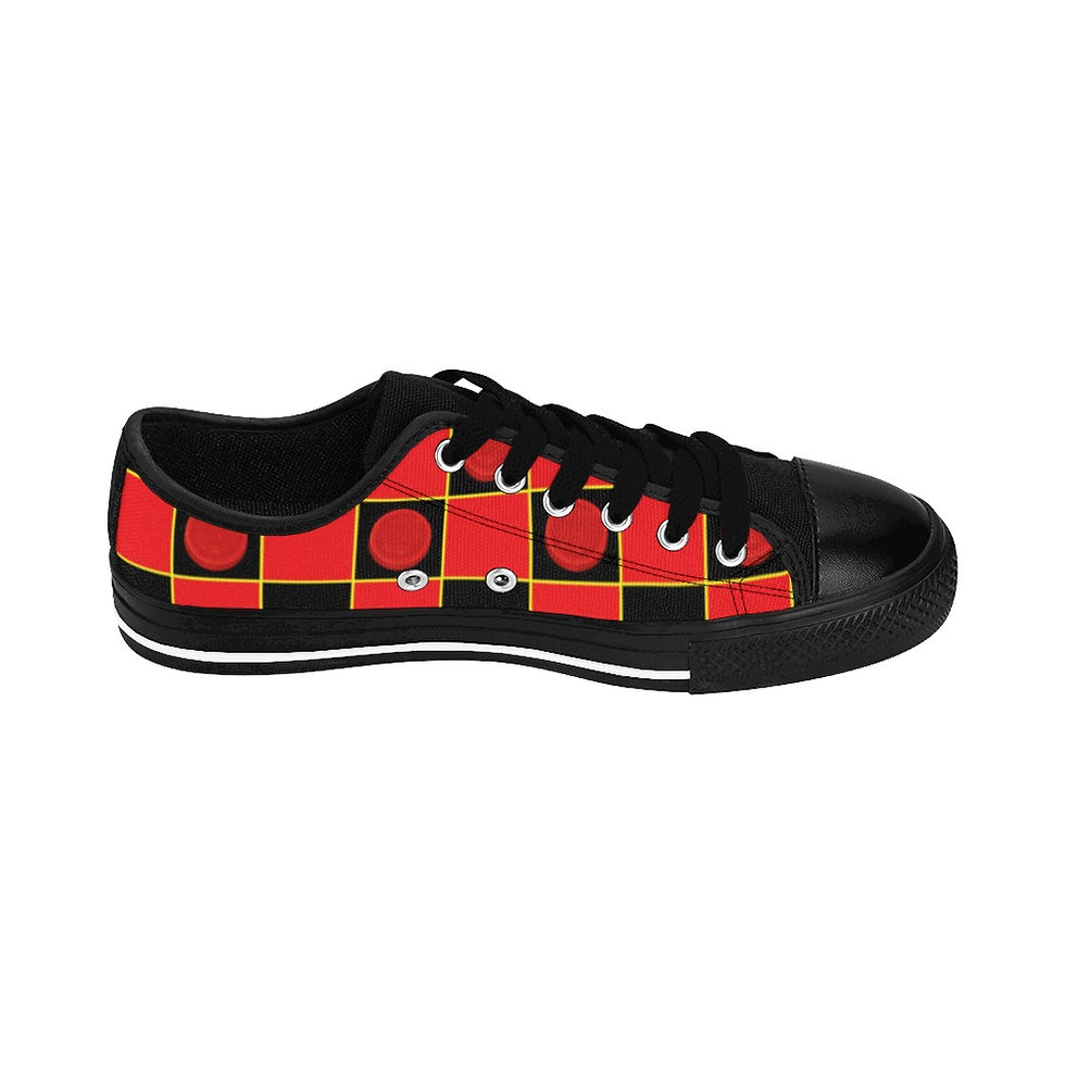 Thumbnail: The Classy Hebrew Checkers Men's Sneakers