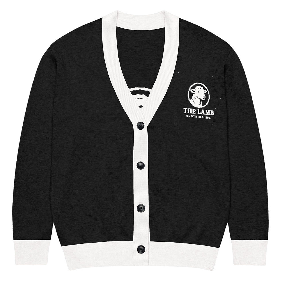 Thumbnail: YHWH FOREVER3 The Lamb Clothing Inc. Unisex Knitted cardigan