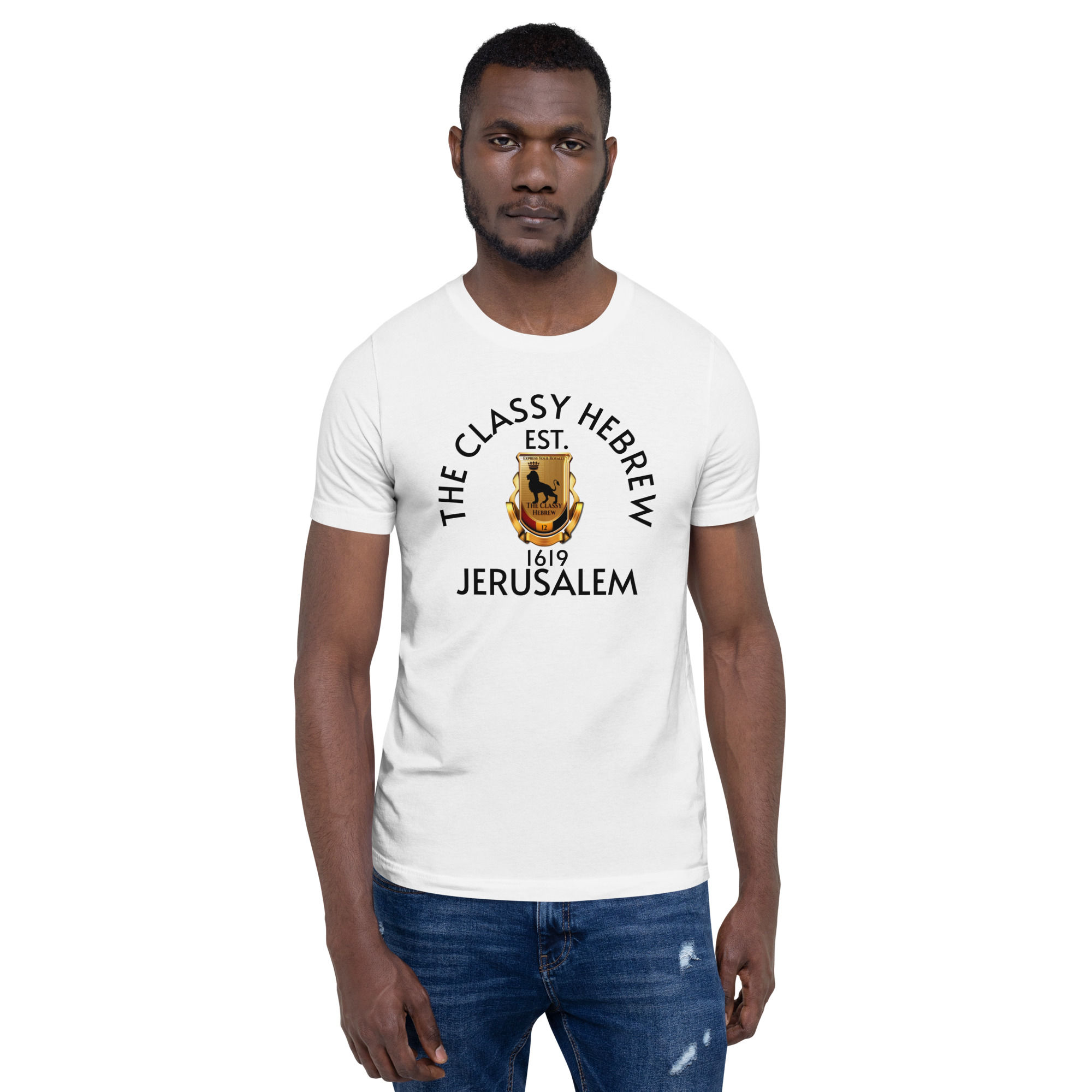 YF3 The Classy Hebrew Unisex t-shirt