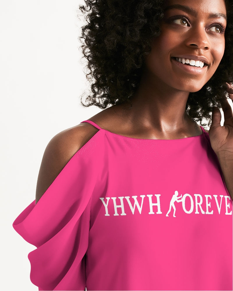 YHWH FOREVER Women's Open Shoulder Dress