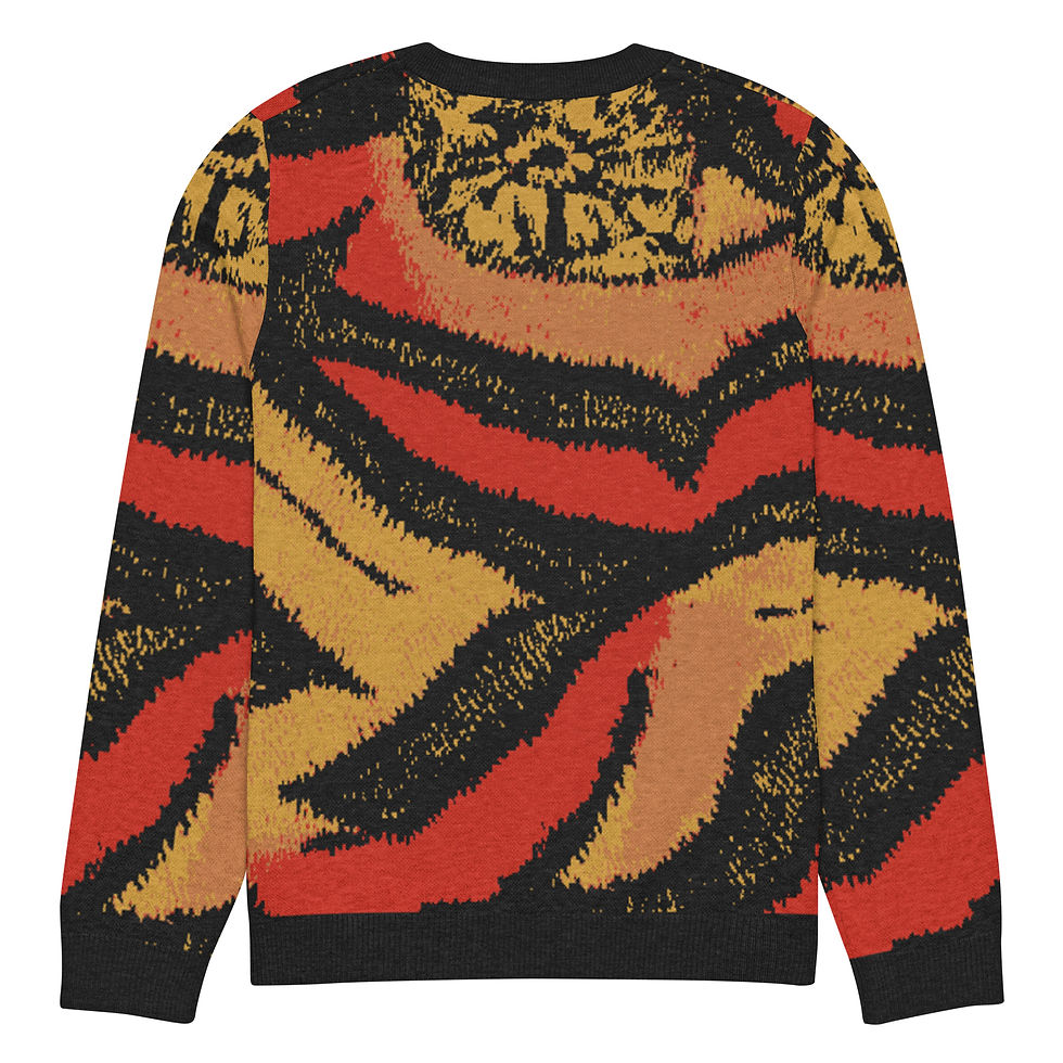 Thumbnail: Sworthe By Joseph Dowdy African Knitted crew neck sweater