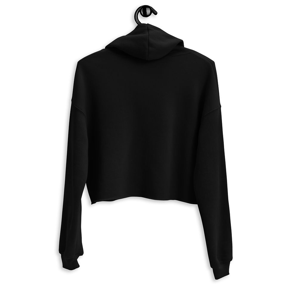 Thumbnail: YF3 The Classy Hebrew Classy Jeans Lioness Crop Hoodie
