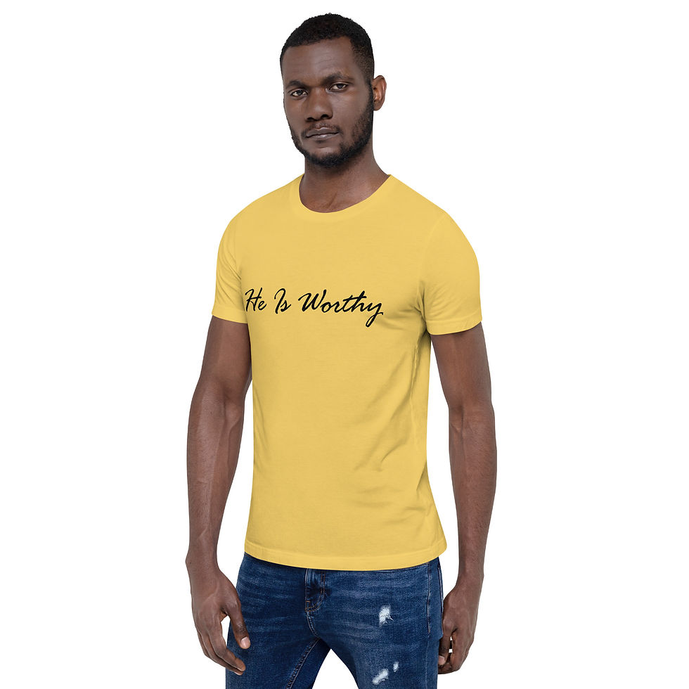 Thumbnail: YHWH FOREVER He Is Worthy Unisex t-shirt