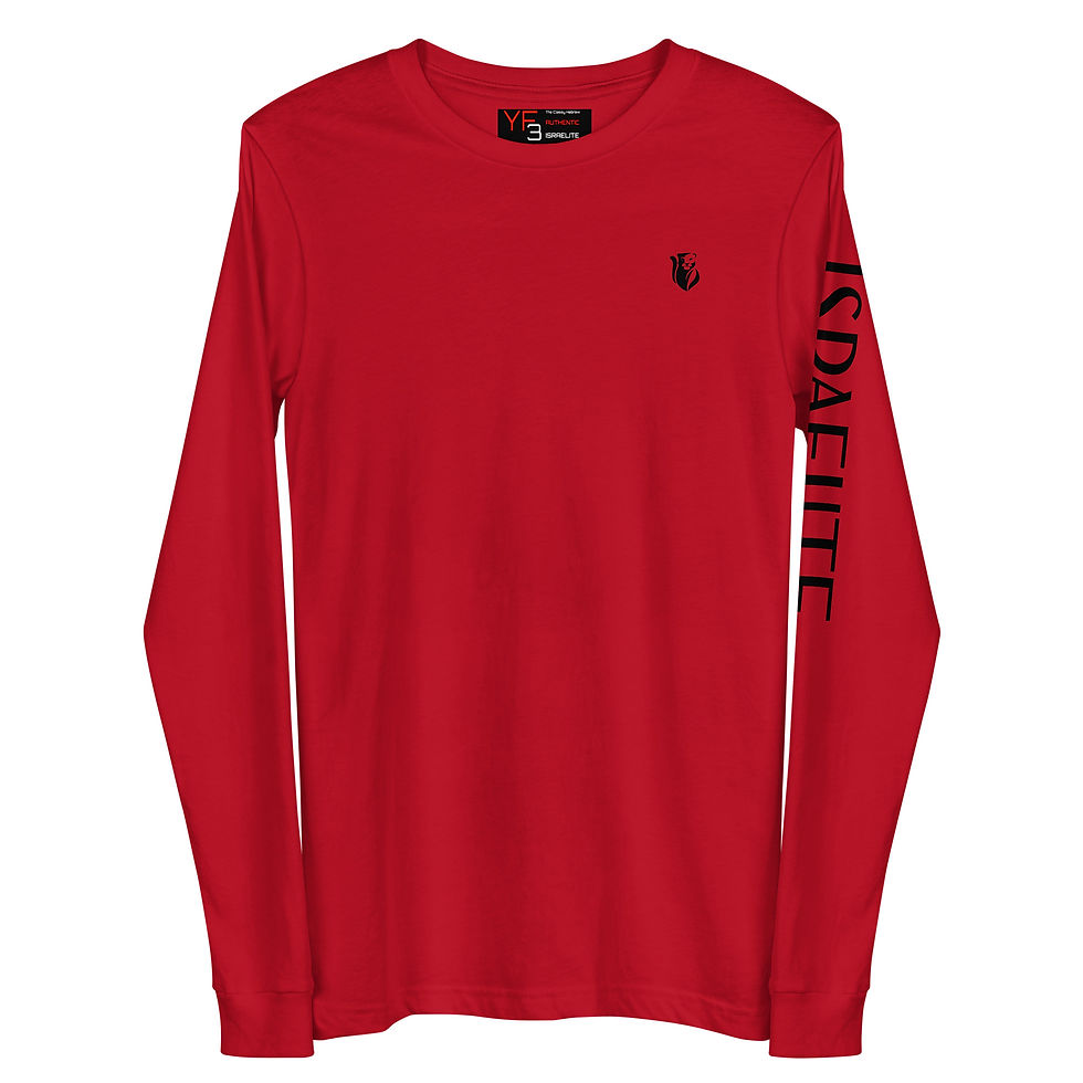 Thumbnail: YF3 The Classy Hebrew ISRAELITE Unisex Long Sleeve Tee