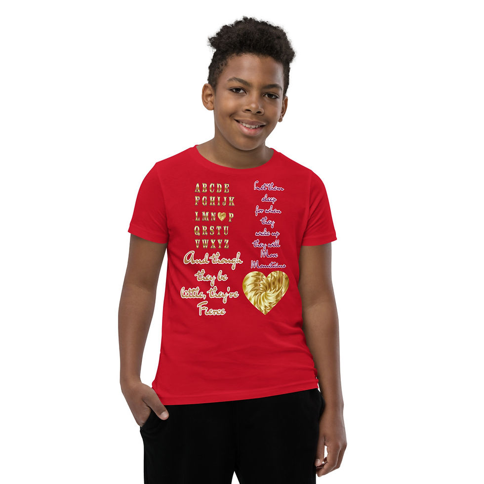 Thumbnail: YHWH FOREVER ABC's Youth Short Sleeve T-Shirt