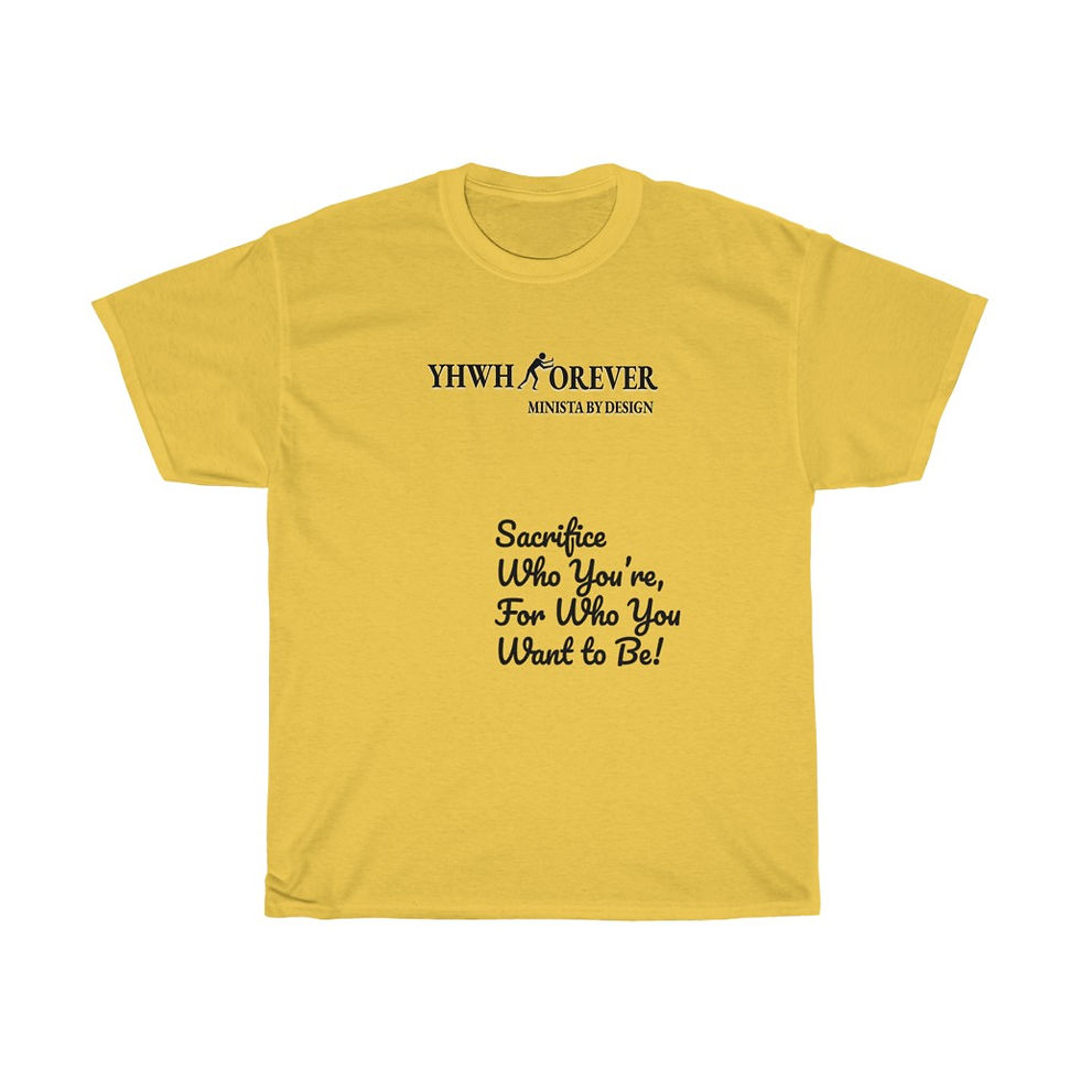 Thumbnail: YHWH FOREVER Sacrifice Unisex Heavy Cotton Tee