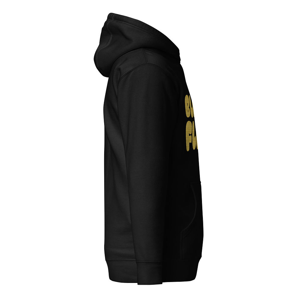 Thumbnail: Sworthe By Joseph Dowdy BLACK FLEX Unisex Hoodie