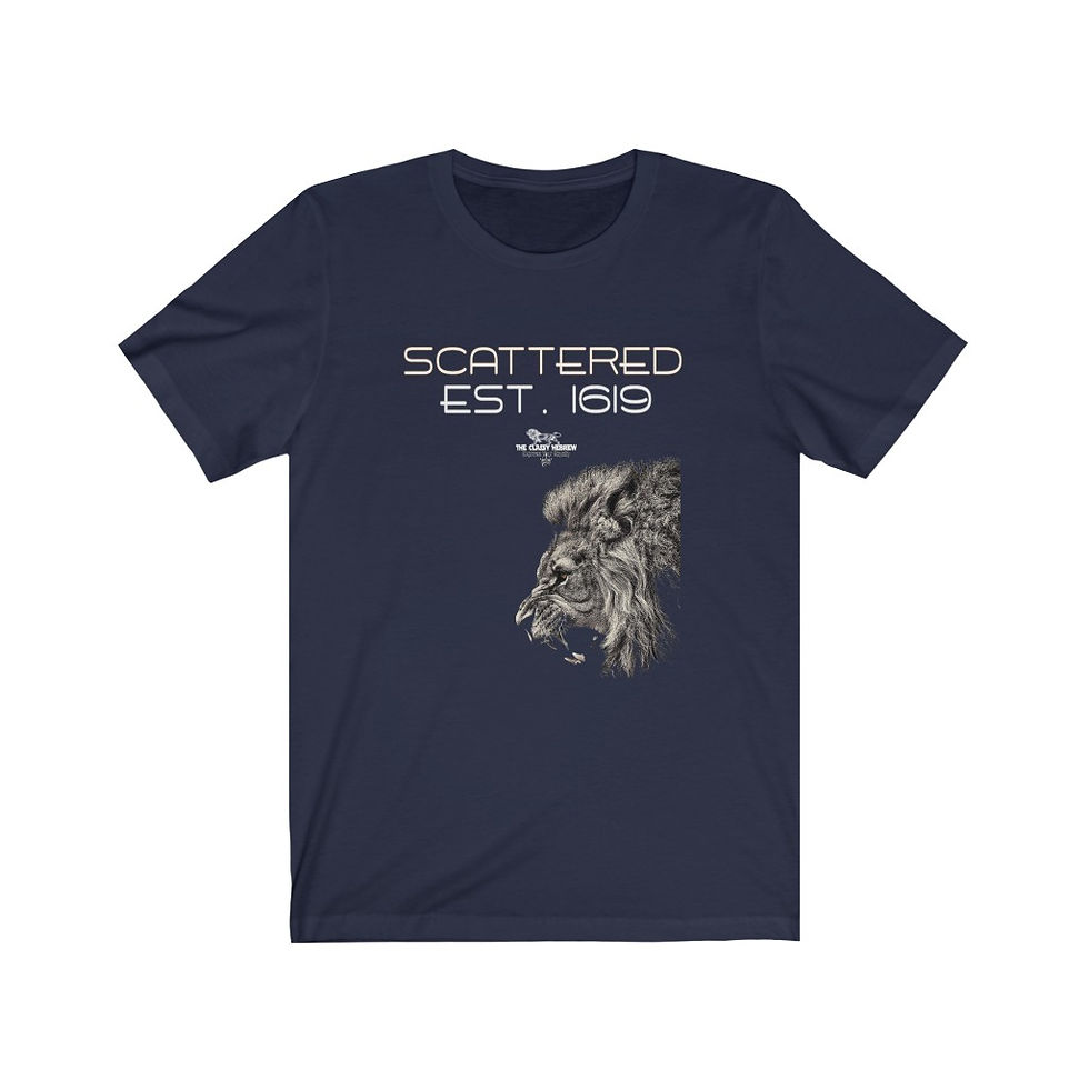 Thumbnail: The Classy Hebrew SCATTERED Unisex Jersey Short Sleeve Tee