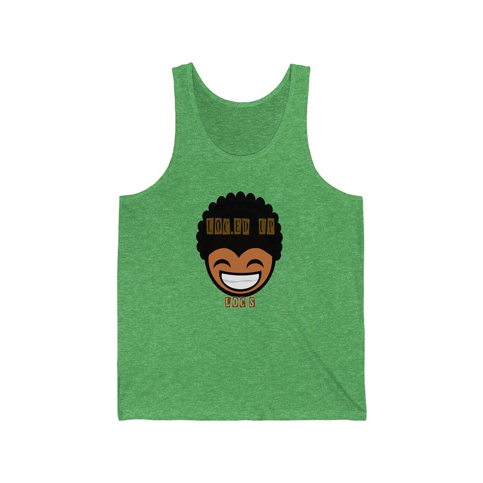 Thumbnail: The Classy Hebrew Loc.ED Up Locs Unisex Jersey Tank