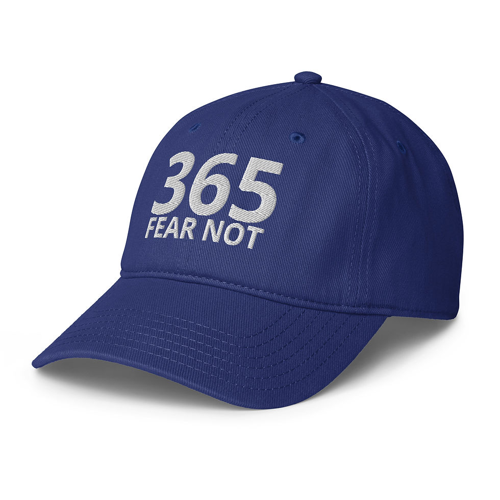Thumbnail: YHWH FOREVER 3 365 Fear Not Low-profile baseball cap
