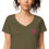 Thumbnail: Sworthe By Joseph Dowdy Embroidered Pink Panther Women’s fitted v-neck t-shirt