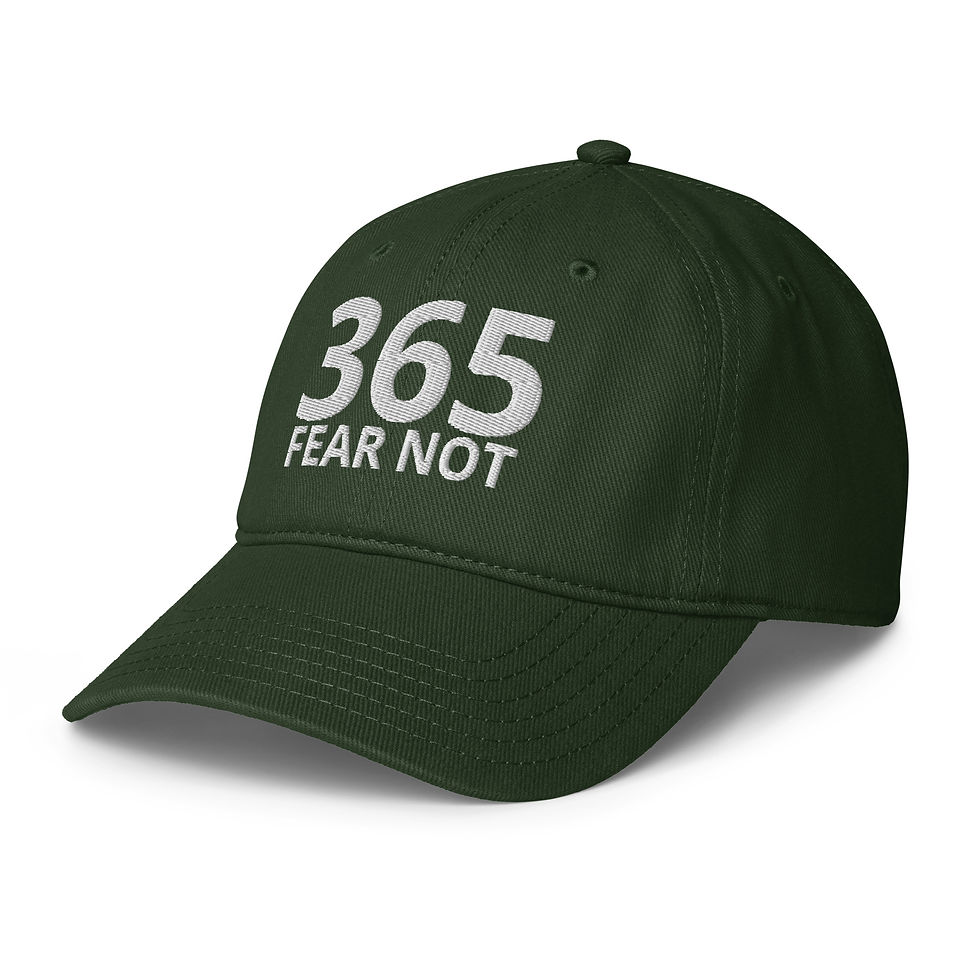 Thumbnail: YHWH FOREVER 3 365 Fear Not Low-profile baseball cap