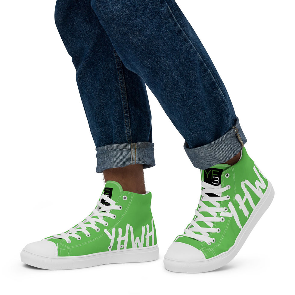 Thumbnail: YF3 YHWH Graffitti Men’s high top canvas shoes
