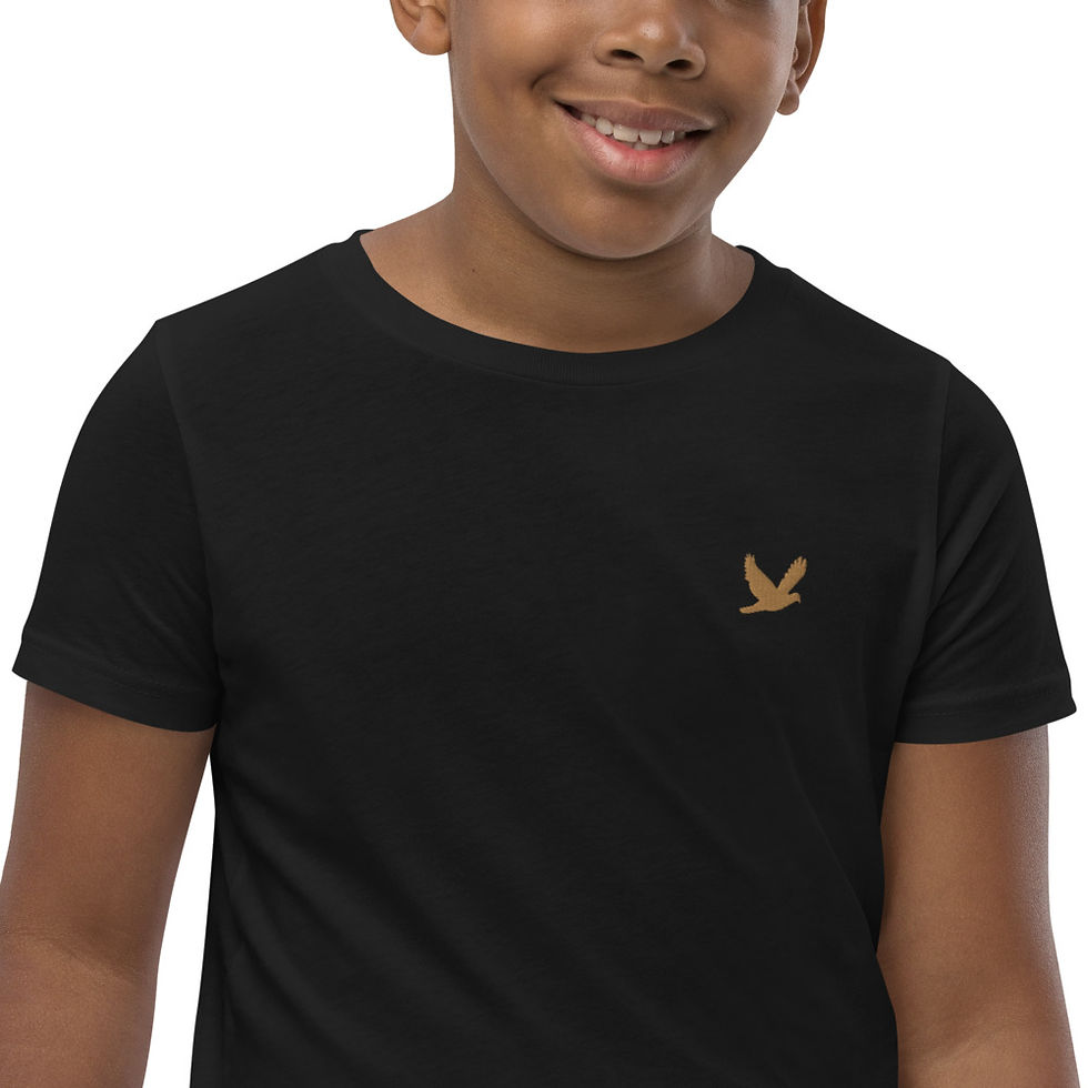 Thumbnail: YHWH FOREVER Small Embroidered Logo Youth Short Sleeve T-Shirt