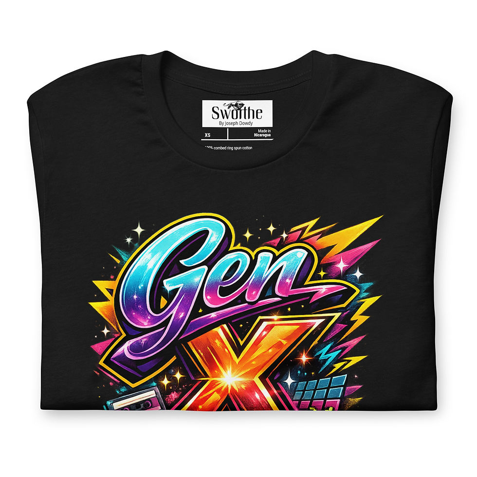 Thumbnail: Sworthe By Joseph Dowdy Gen X Unisex t-shirt