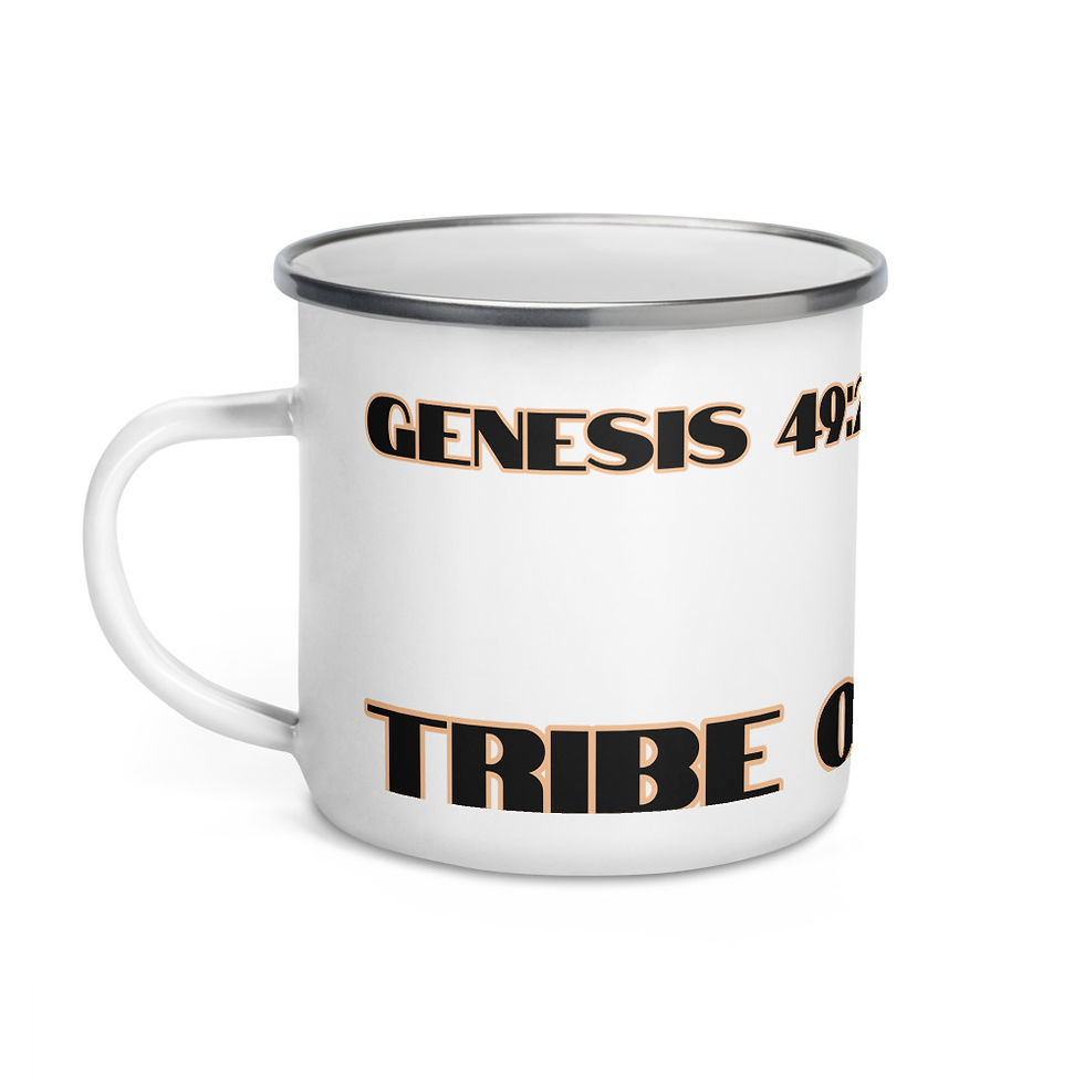 Thumbnail: YHWH FOREVER Tribe Of Asher Enamel Mug