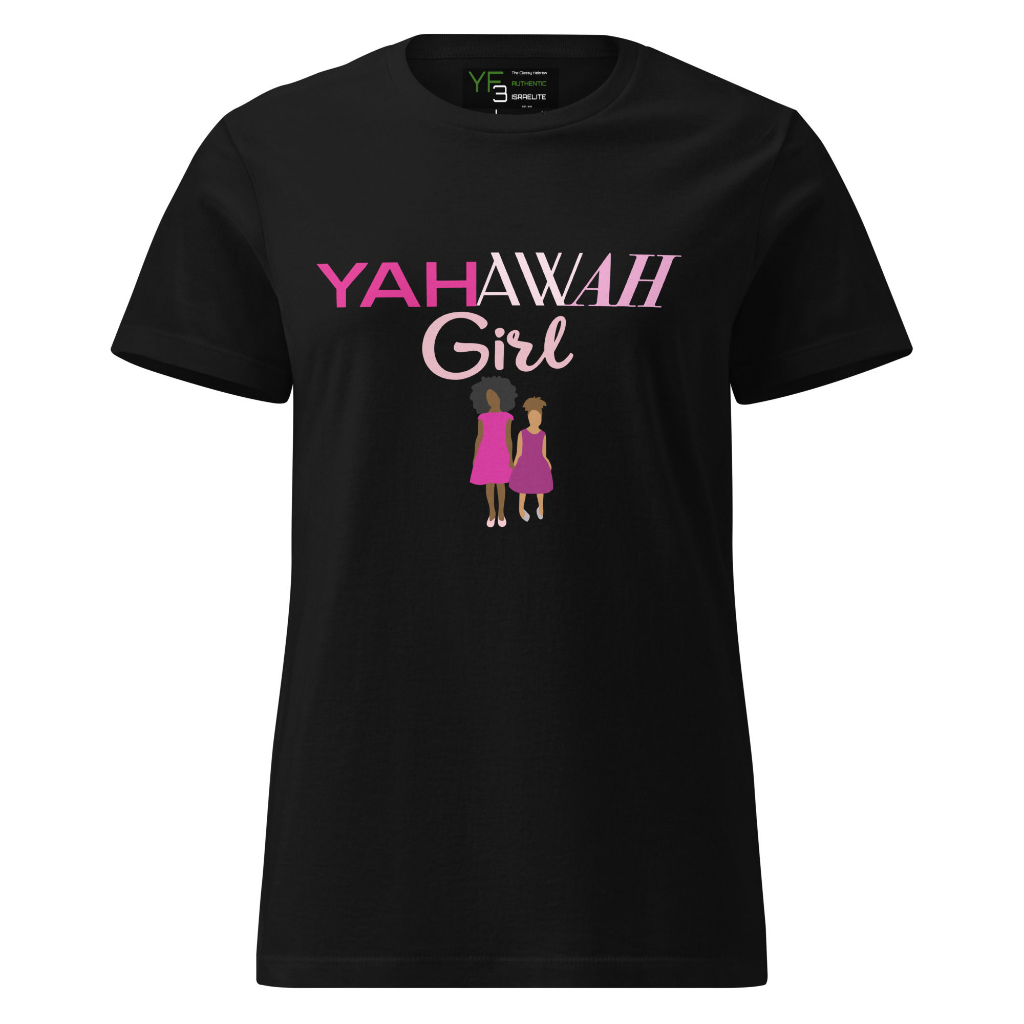 YF3 The Classy Hebrew YAHAWAH Women’s basic softstyle t-shirt
