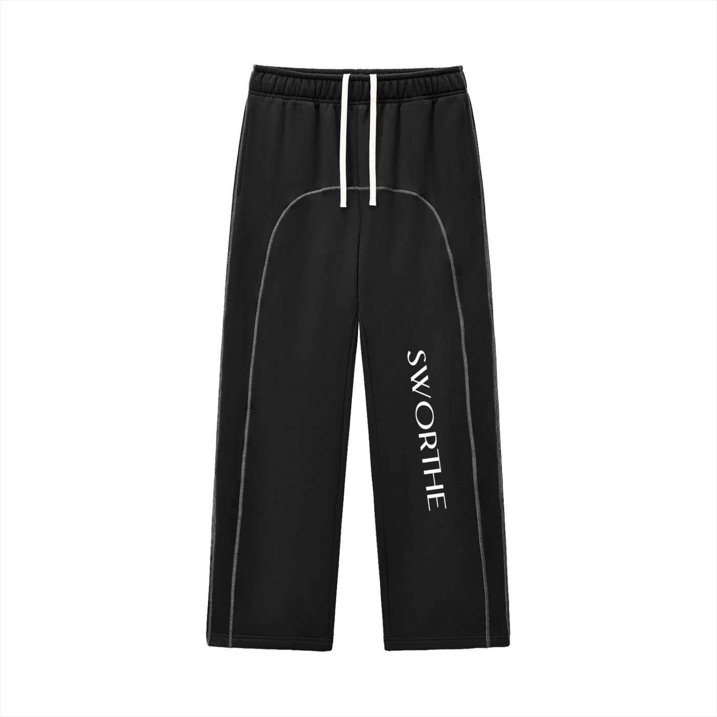 Sworthe By Joseph Dowdy Contrast-Stitched Fleece Sweatpants